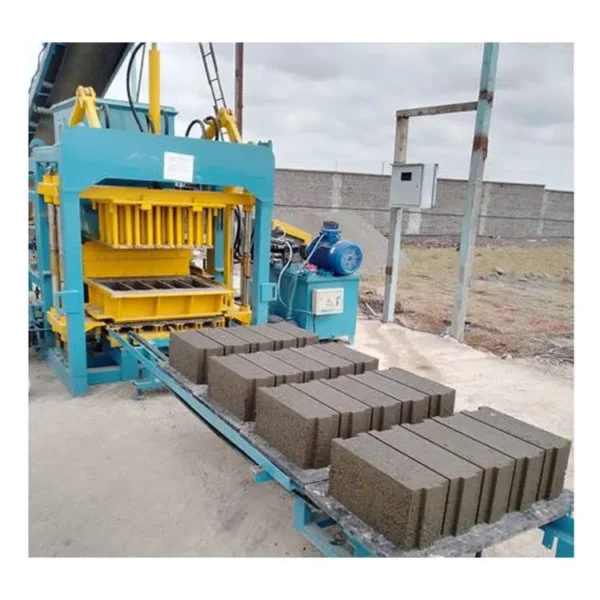 Fully Automatic Concrete Hollow Block, Paver and Kerbstone Making Machine