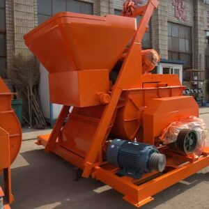 Compact Mobile Concrete Batching Plant with JS500 Twin-Shaft Mixer